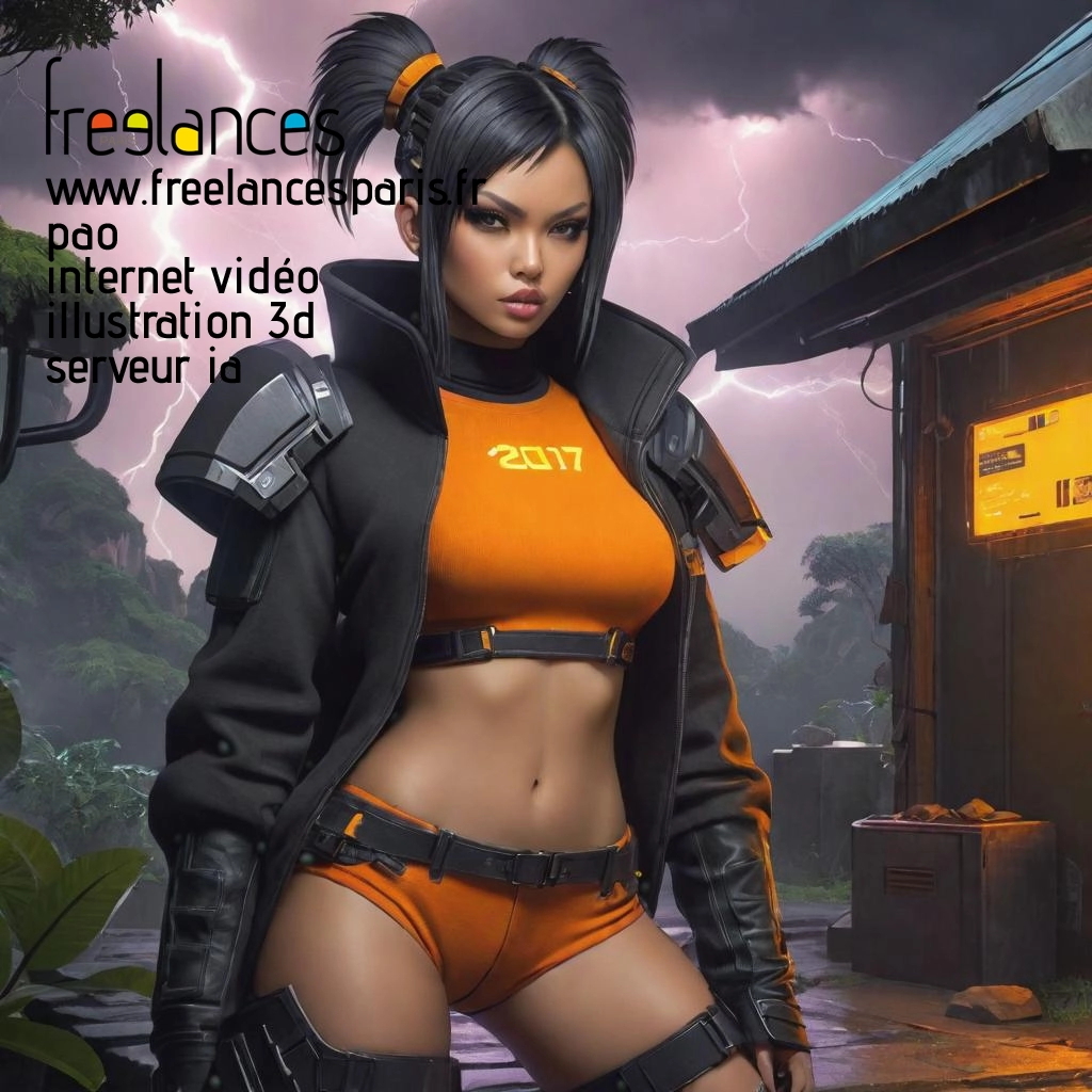 Pao mise en page internet vidéo illustration 3d serveur IA générative AI freelance paris studio de création magazines p5oav7r0